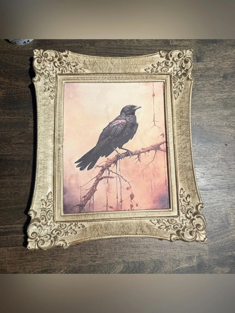 Vintage Ornate Victorian Style Gold Wood Picture Frame 8 X 10
